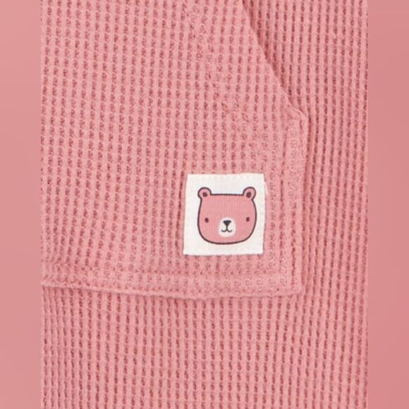 Carter's Pink Hooded Thermal with Ears - Picture 2 of 2